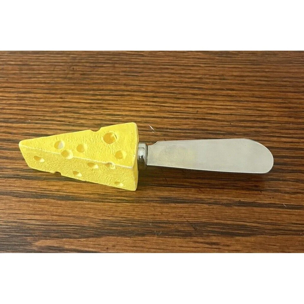 Collectible Boston Warehouse Butter Jelly Cheese Spreader Cheese Pattern Unique